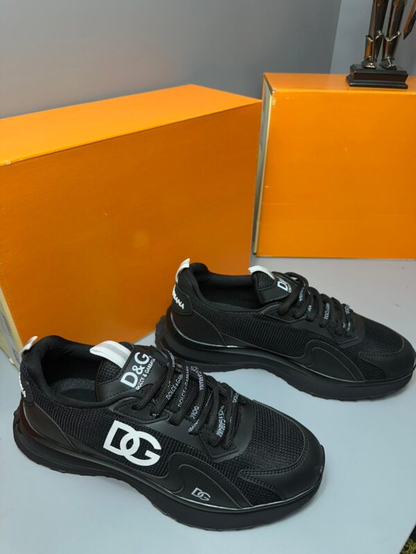 Dolce & Gabbana Siyah | Sneaker File & Deri Detaylı - Görsel 2