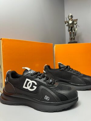 Dolce & Gabbana Siyah | Sneaker File & Deri Detaylı